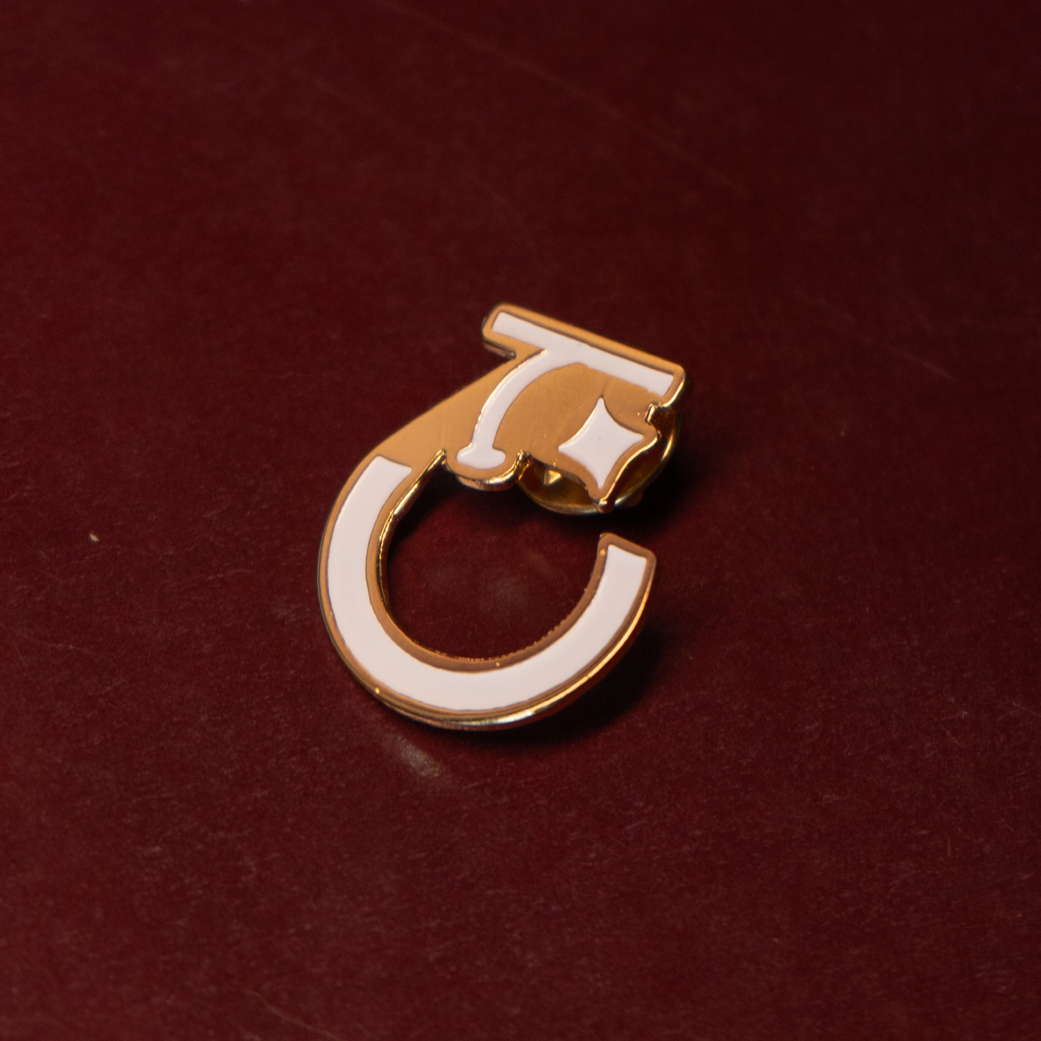 CHERRY SPARKLE LOGO PIN